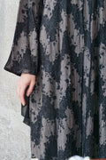 Taupe Noir Abaya