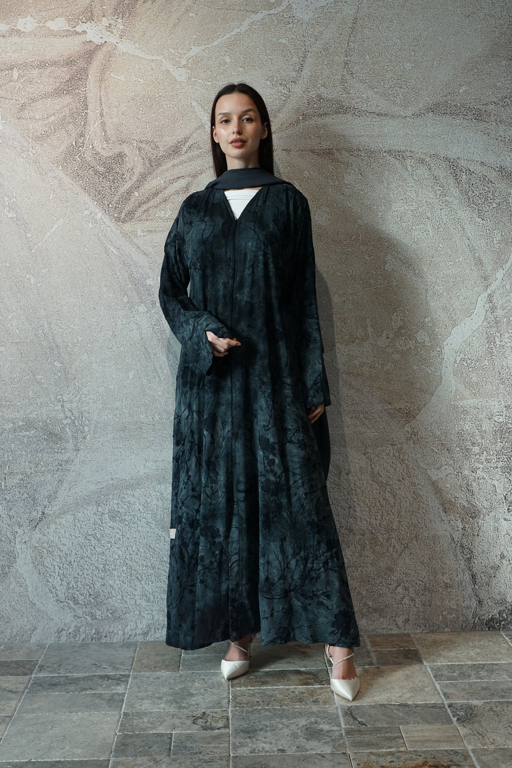 Midnight Slate Abaya
