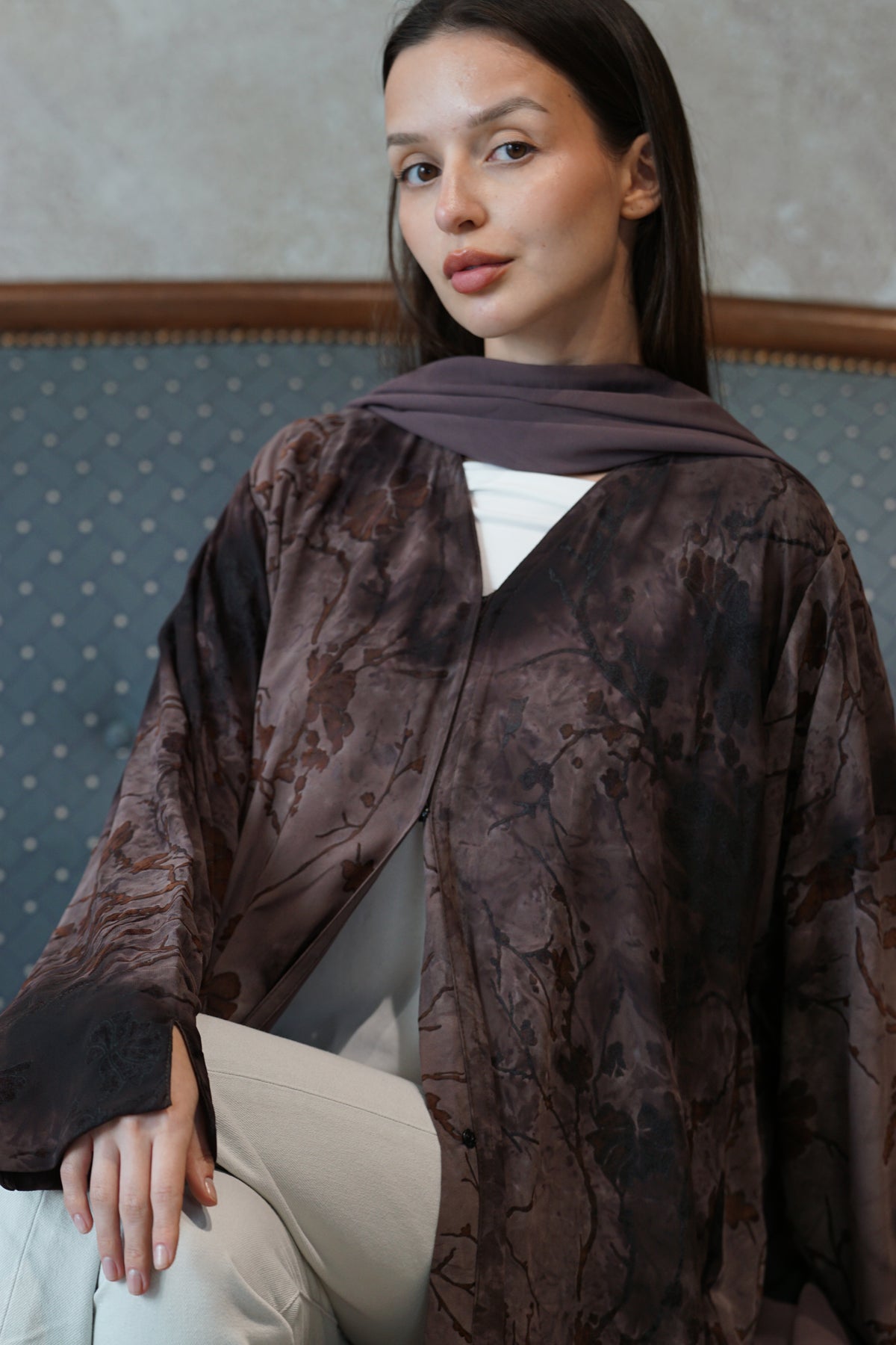 Autumn Rose Abaya