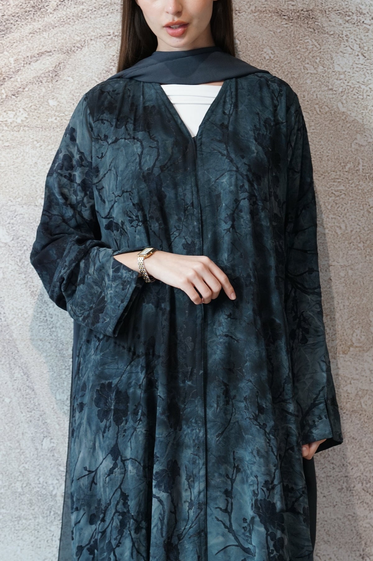 Midnight Slate Abaya