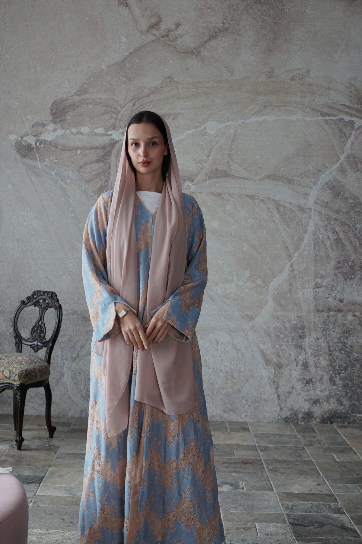Azure Sand Abaya