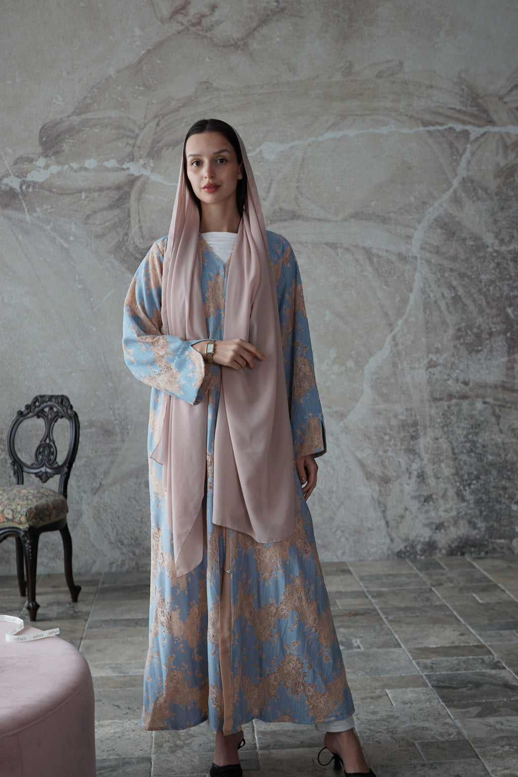 Azure Sand Abaya