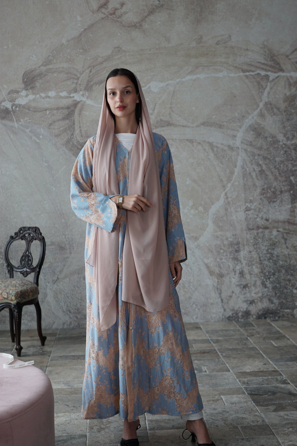 Azure Sand Abaya