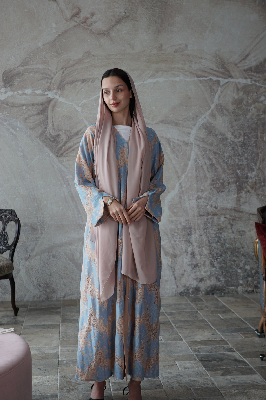 Azure Sand Abaya