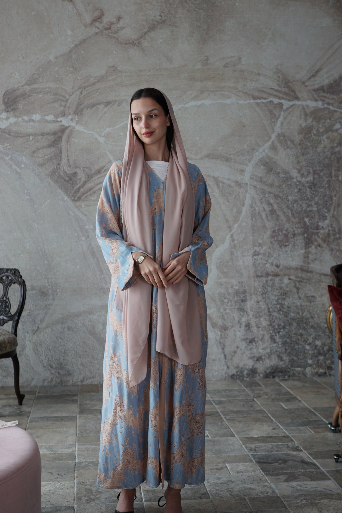 Azure Sand Abaya
