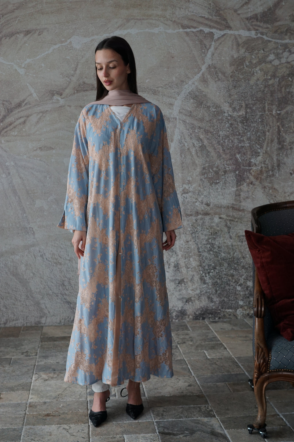 Azure Sand Abaya