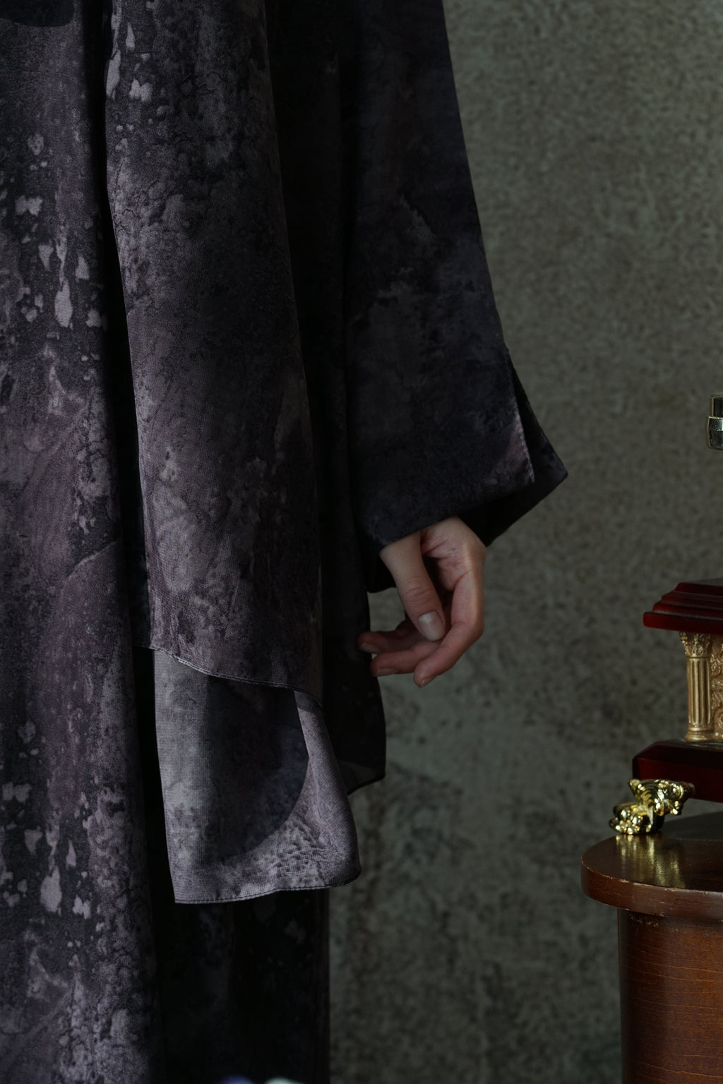 Plum Veil Abaya