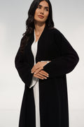 Black And White Contrast Abaya