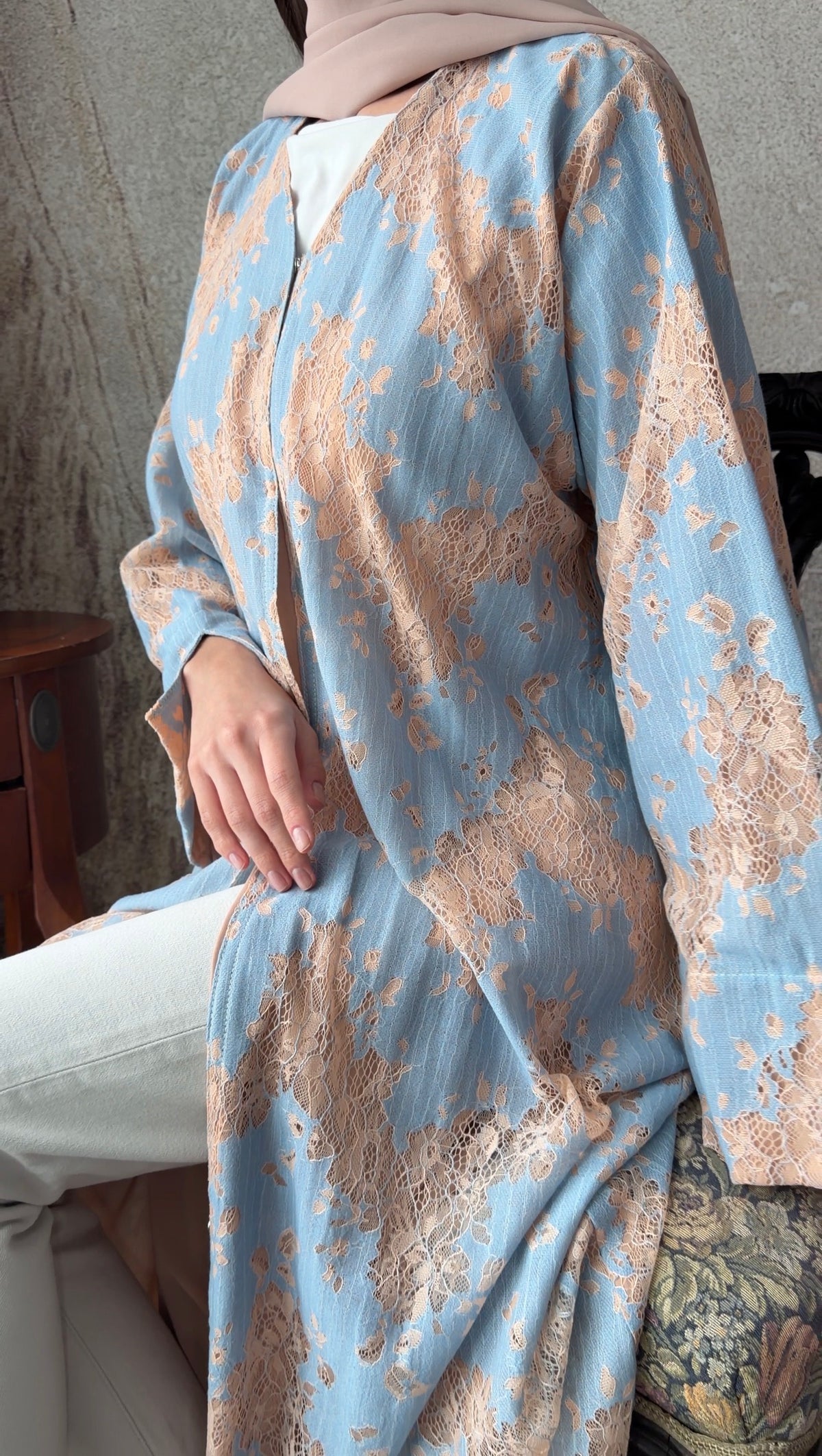 Azure Sand Abaya